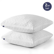 2 Stück Mikrofaser Kopfkissen