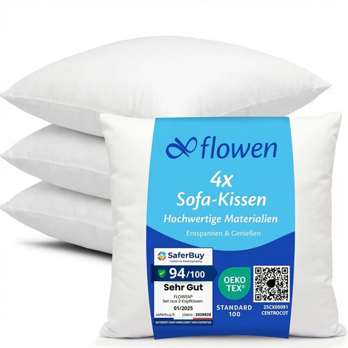 Kissen 50x50 kopfkissen 4er - kissen,